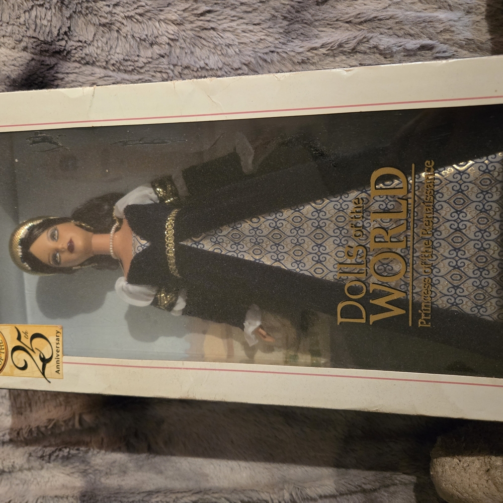 Elegant Black and Gold Doll by